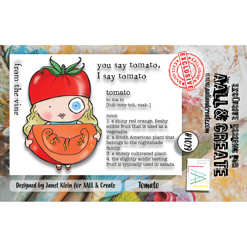 AALL and Create : 1029 - A7 Stamp Set - Tomato 