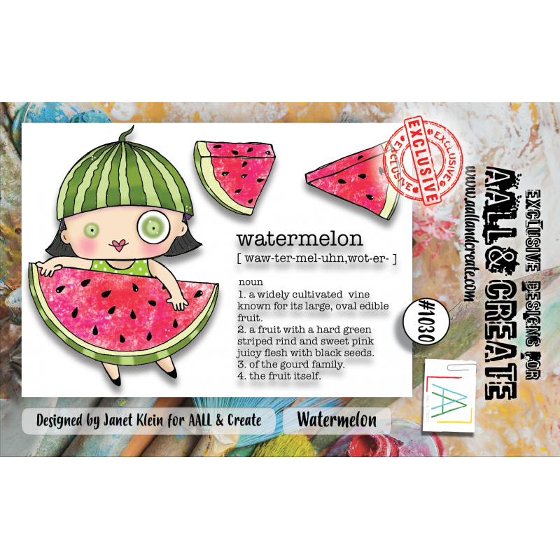 AALL and Create : 1030 - A7 Stamp Set - Watermelon 