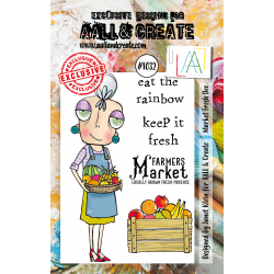 AALL and Create : 1032 - A7 Stamp Set - Market Fresh Dee 