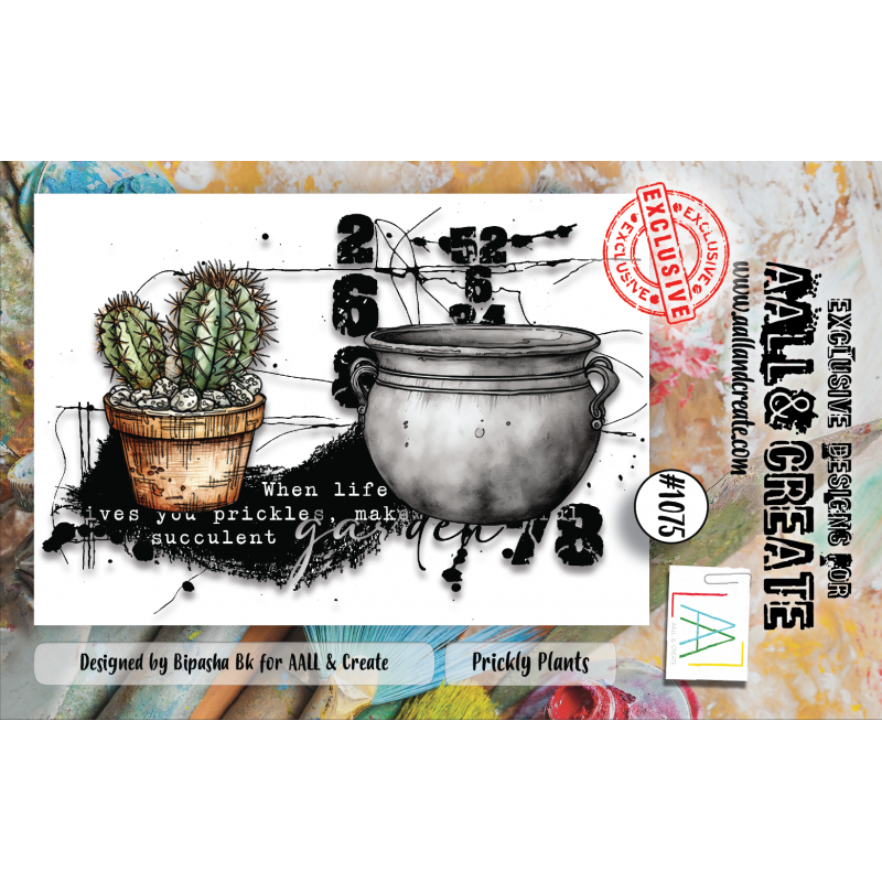 AALL and Create : 1075 - A7 Stamp Set - Prickly Plants 