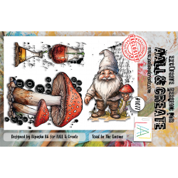 AALL and Create : 1077 - A6 Stamp Set - Toad In The Gnome 