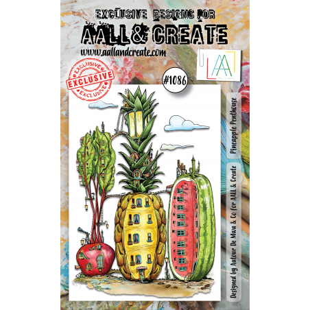 AALL and Create : 1086 - A6 Stamp Set - Pineapple Penthouse 