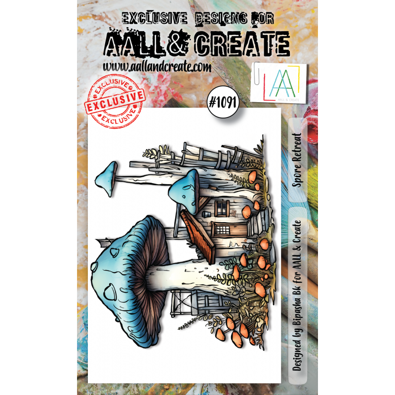 AALL and Create : 1091 - A6 Stamp Set - Spore Retreat 