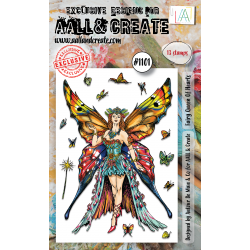 AALL and Create : 1101 - A6 Stamp Set - Fairy Queen Of Hearts 