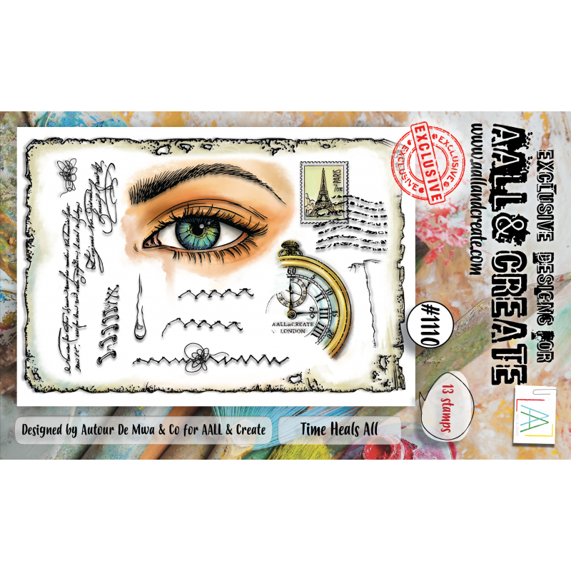 AALL and Create : 1110 - A6 Stamp Set - Time Heals All 