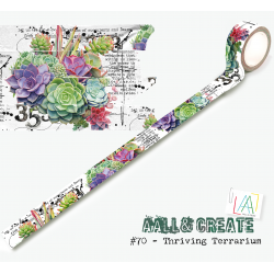 AALL and Create : 70 - Washi Tape - Thriving Terrarium 
