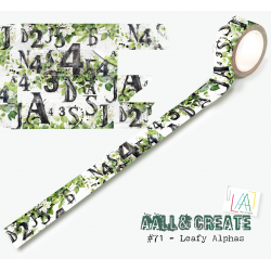 AALL and Create : 71 - Washi Tape - Leafy Alphas 