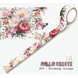 AALL and Create : 74 - Washi Tape - Blooming Splodge 
