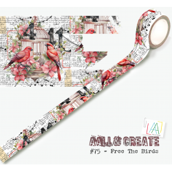 AALL and Create : 75 - Washi Tape - Free The Birds 
