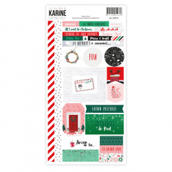 Christmas Street - Stickers 15X30 - Les Ateliers de Karine 