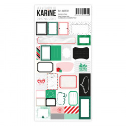 Christmas Street - stickers étiquettes - Les Ateliers de Karine 