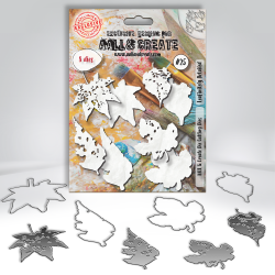 AALL and Create 25 - A6 Die Cutting Die Set - Leafinitely Detailed 
