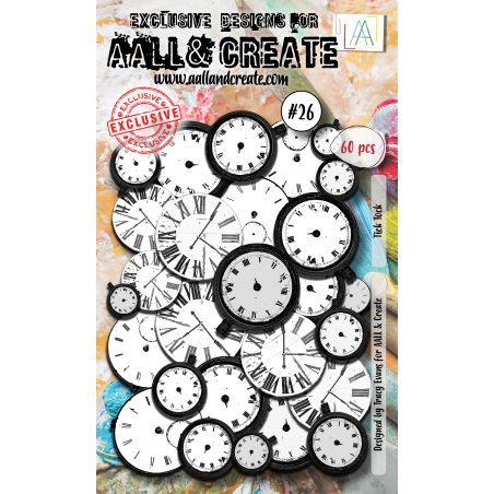 AALL and Create 26 - Ephemera Die-Cuts - Tick Tock 