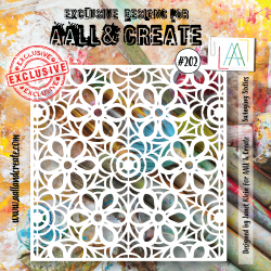 AALL and Create 202 - 6'x6' Stencil - Swinging Sixties 