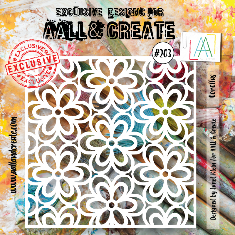 AALL and Create 203 - 6'x6' Stencil - Corollas 