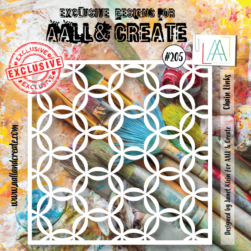 AALL and Create 205 - 6'x6' Stencil - Chain Links 