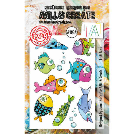 AALL and Create 1038 - A6 Stamp - Fish Tank 