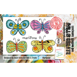 AALL and Create 1041 - A7 Stamp - Mariposa 