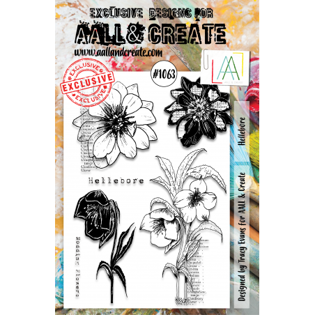 AALL and Create 1063 - A5 Stamp Set - Hellebore 