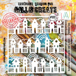 AALL and Create 189 - 6'x6' Stencil- Rainbow Lane 