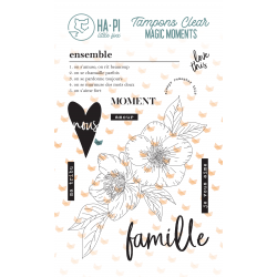 Tampons clear Famille je vous aime - HA PI Little Fox 