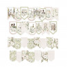 Die cut guirlande Love and lace, 15pcs - P13 