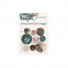 Set de tags Naturalist 01, 9pcs - P13 