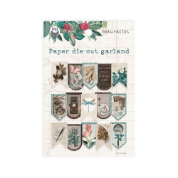 Die cut guirlande Naturalist, 15pcs - P13 