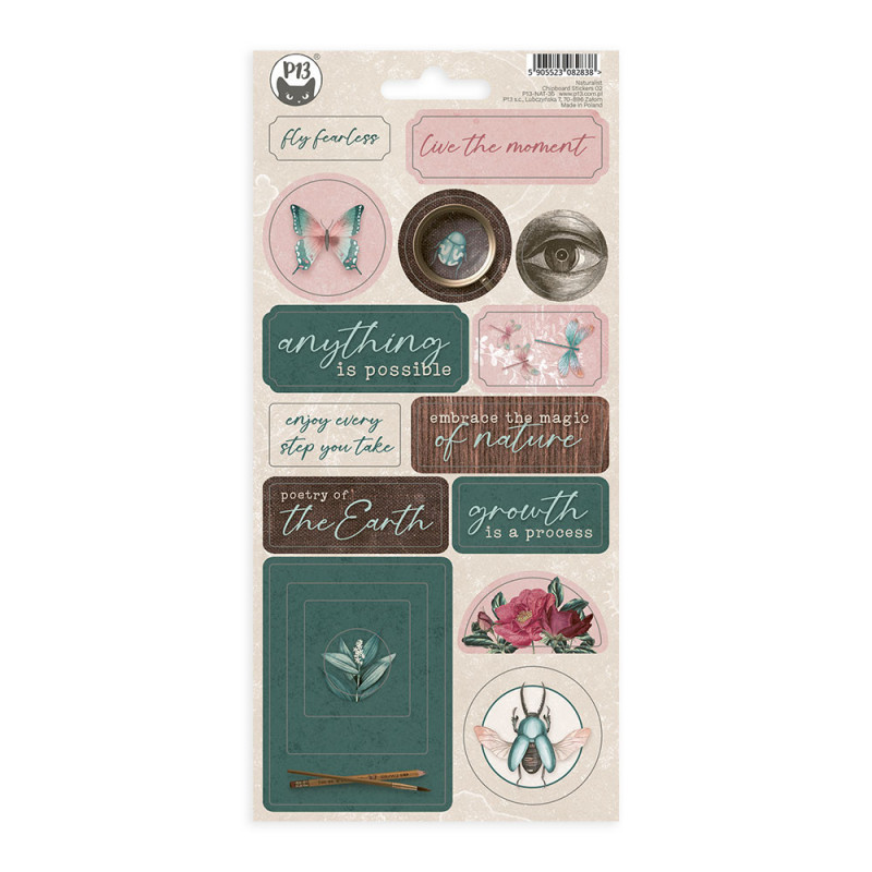 Stickers Naturalist 02, 10,5 x 22cm - P13 