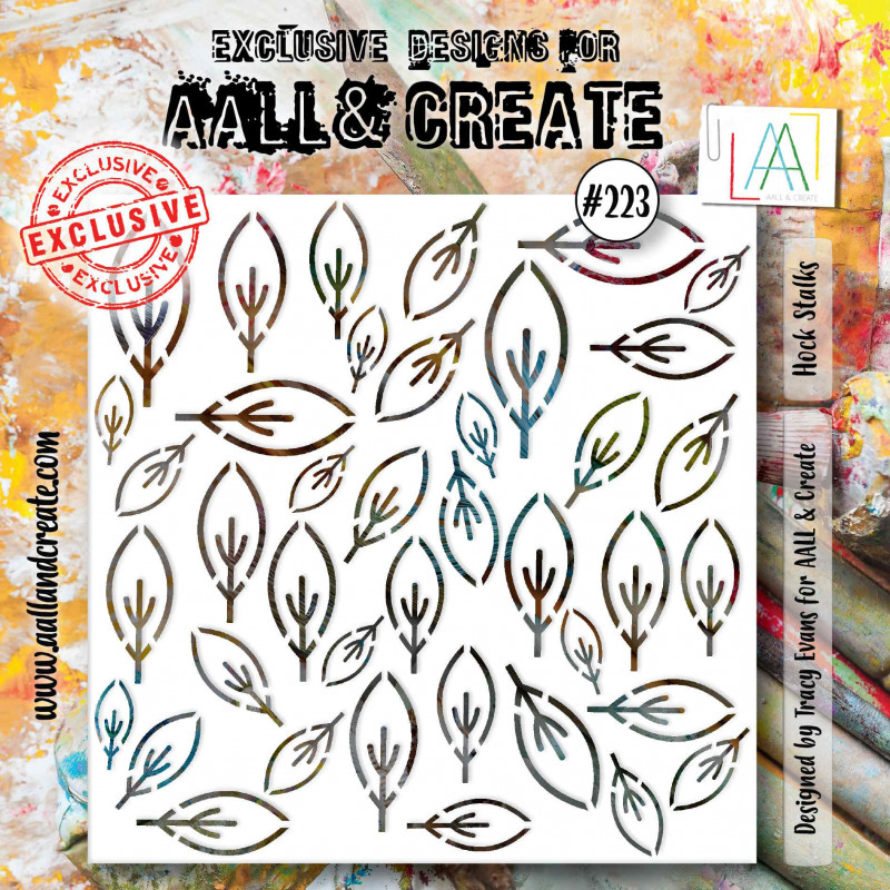 AALL and Create 223 - 6'x6' Stencil- Hock Stalks 