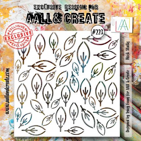 AALL and Create 223 - 6'x6' Stencil- Hock Stalks 