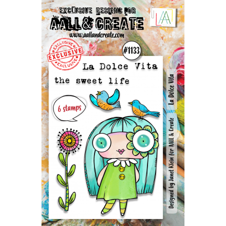 AALL and Create : 1133 - A7 Stamp Set - La Dolce Vita 