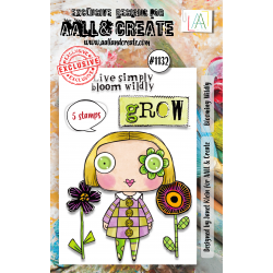 AALL and Create : 1132 - A7 Stamp Set - Blooming Wildly 