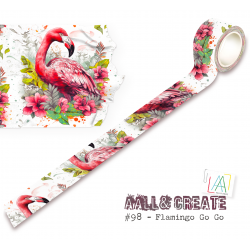 Masking Tape - 098 : Flamingo Go Go - AALL and Create 