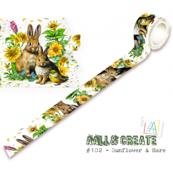 Masking Tape - 102 : Sunflower & Hare - AALL and Create 