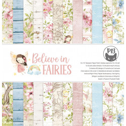 Paper pad Believe in Fairies, 12x12 - P13 