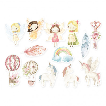 Ephemera set Believe in Fairies, 13pcs - P13 