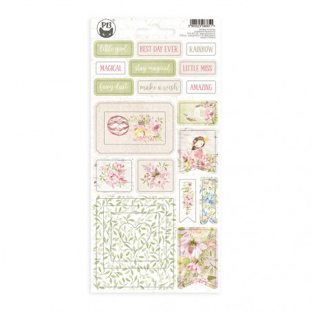 Chipboard sticker sheet Believe in Fairies 01, 10,5 x 22cm - P13 