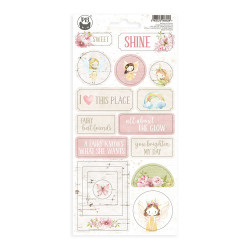Chipboard sticker sheet Believe in Fairies 02, 10,5 x 22cm - P13 