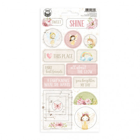 Chipboard sticker sheet Believe in Fairies 02, 10,5 x 22cm - P13 