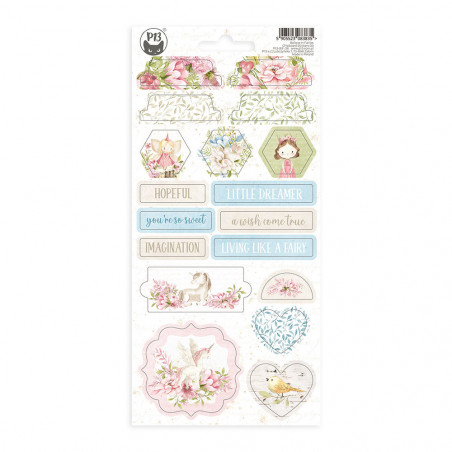 Chipboard sticker sheet Believe in Fairies 03, 10,5 x 22cm - P13 