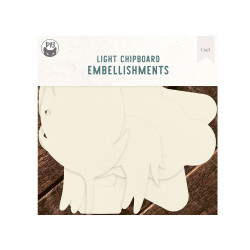 Light chipboard album base Believe in Fairies - Mix and match, 6x6 - P13, 1set - P13 