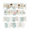 Paper die cut garland Travel Journal, 15pcs - P13 