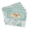 Set of mini envelopes Travel Journal, 5pcs - P13 