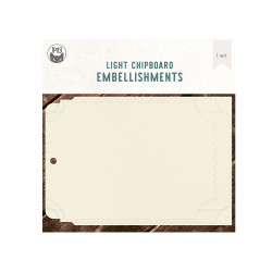 Light chipboard album base Travel Journal - Mix and match, 6x6, 1set - P13 