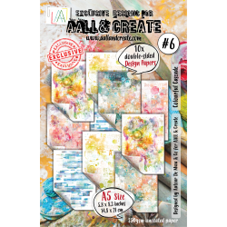 AALL and Create : Paper Pad 06 - Colourful Cascade - Size A5 