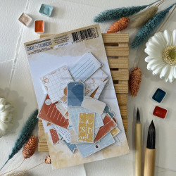 BRE107 DIE CUTS TAG BRETAGNE 1 - Chou and flowers 