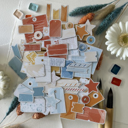 BRE107 DIE CUTS TAG BRETAGNE 1 - Chou and flowers 