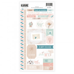 Carte Postale - Stickers 15X30 - Les Ateliers de Karine 