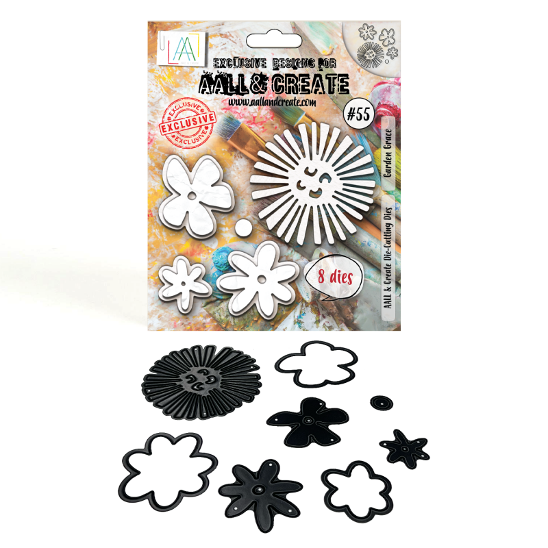 DI-055 - Die-Cutting Die Set - Garden Grace - AALL and Create 